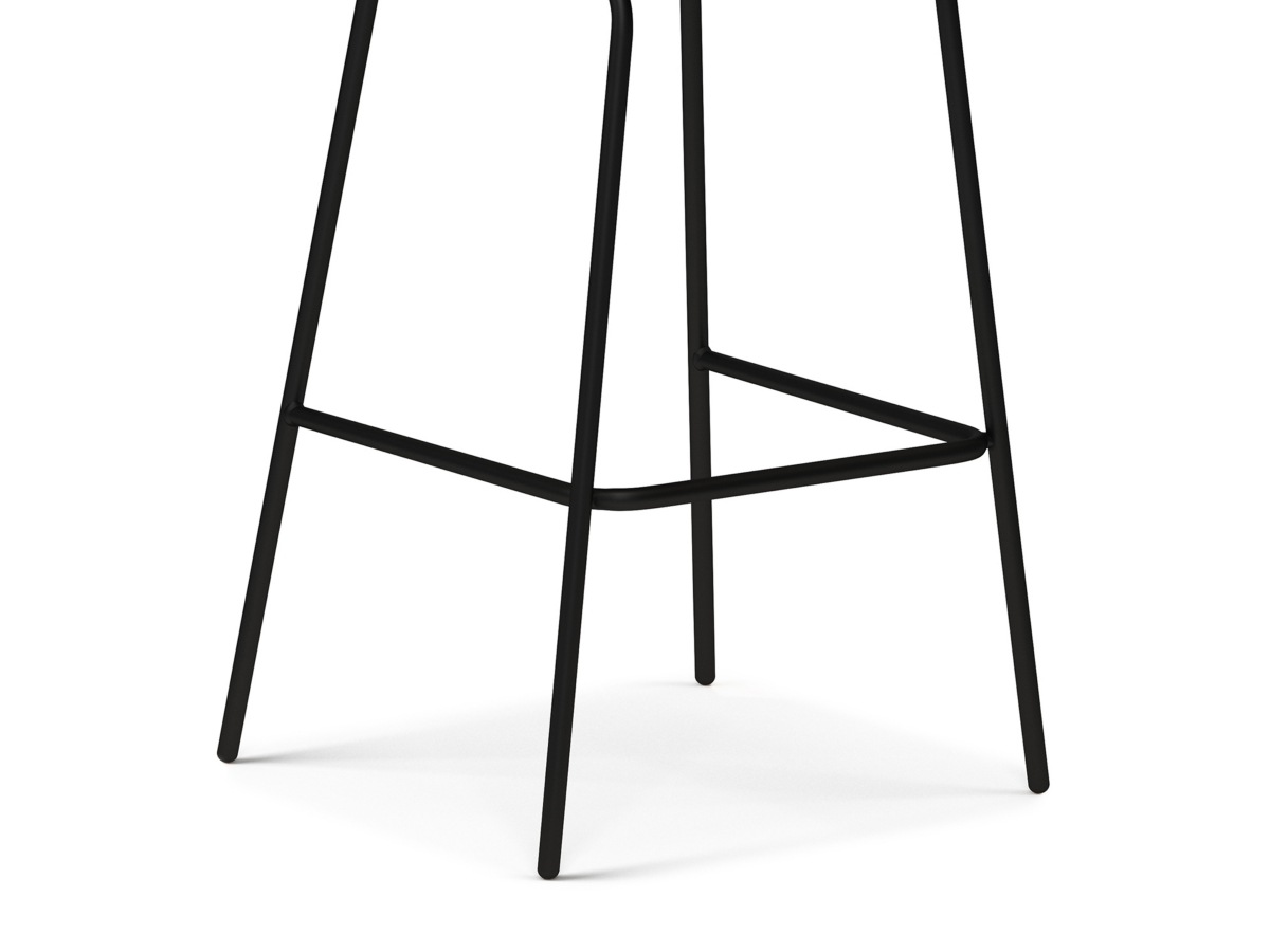 Simpli Home Jolie Bar Stool (Set of 2), Charcoal Gray, large