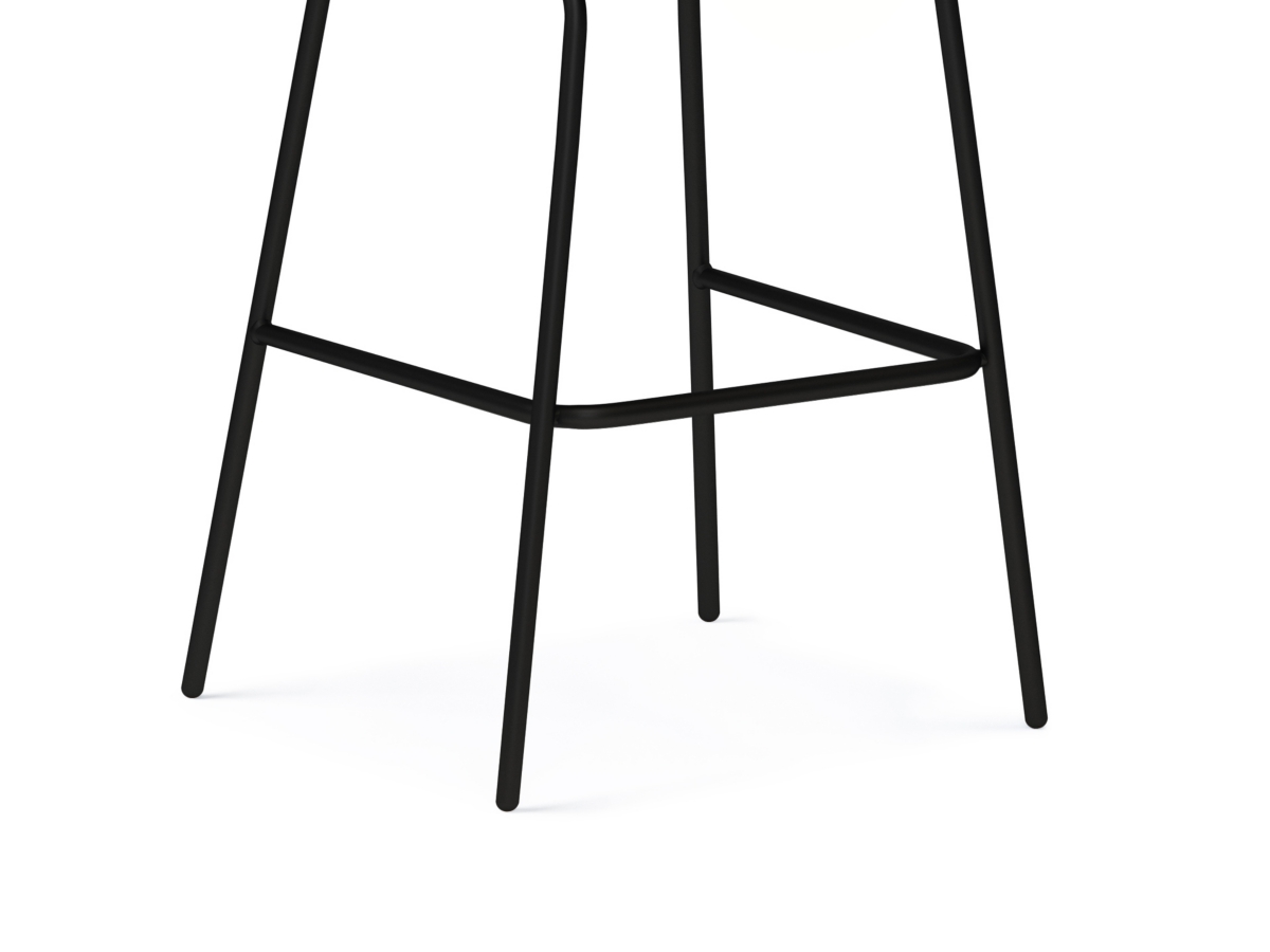 Simpli Home Jolie Counter Height Bar Stool (Set of 2), Charcoal Gray, large