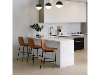 Simpli Home Jolie Counter Height Bar Stool (Set of 2)