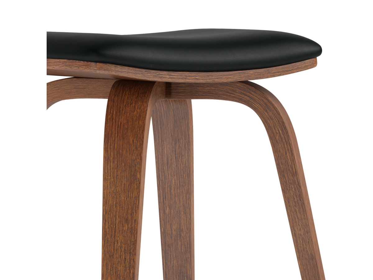 Simpli Home Larsen Saddle Bar Stool (Set of 2), , large