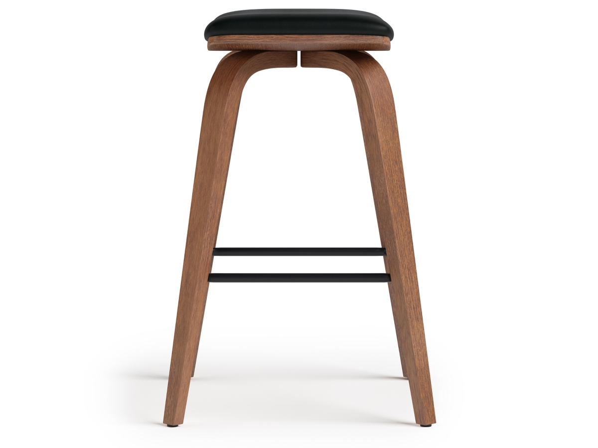Simpli Home Larsen Saddle Bar Stool (Set of 2), , large