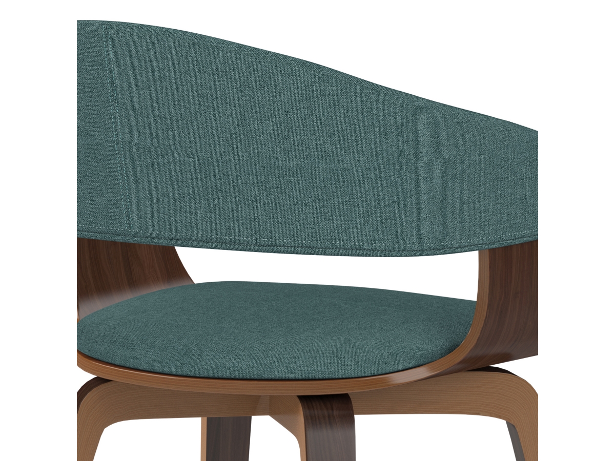 Simpli Home Lowell Dining Chair, Dark Blue, large