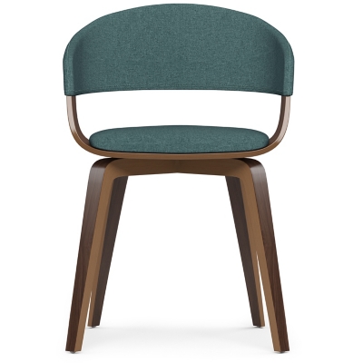 Simpli Home Lowell Dining Chair, Dark Blue, large