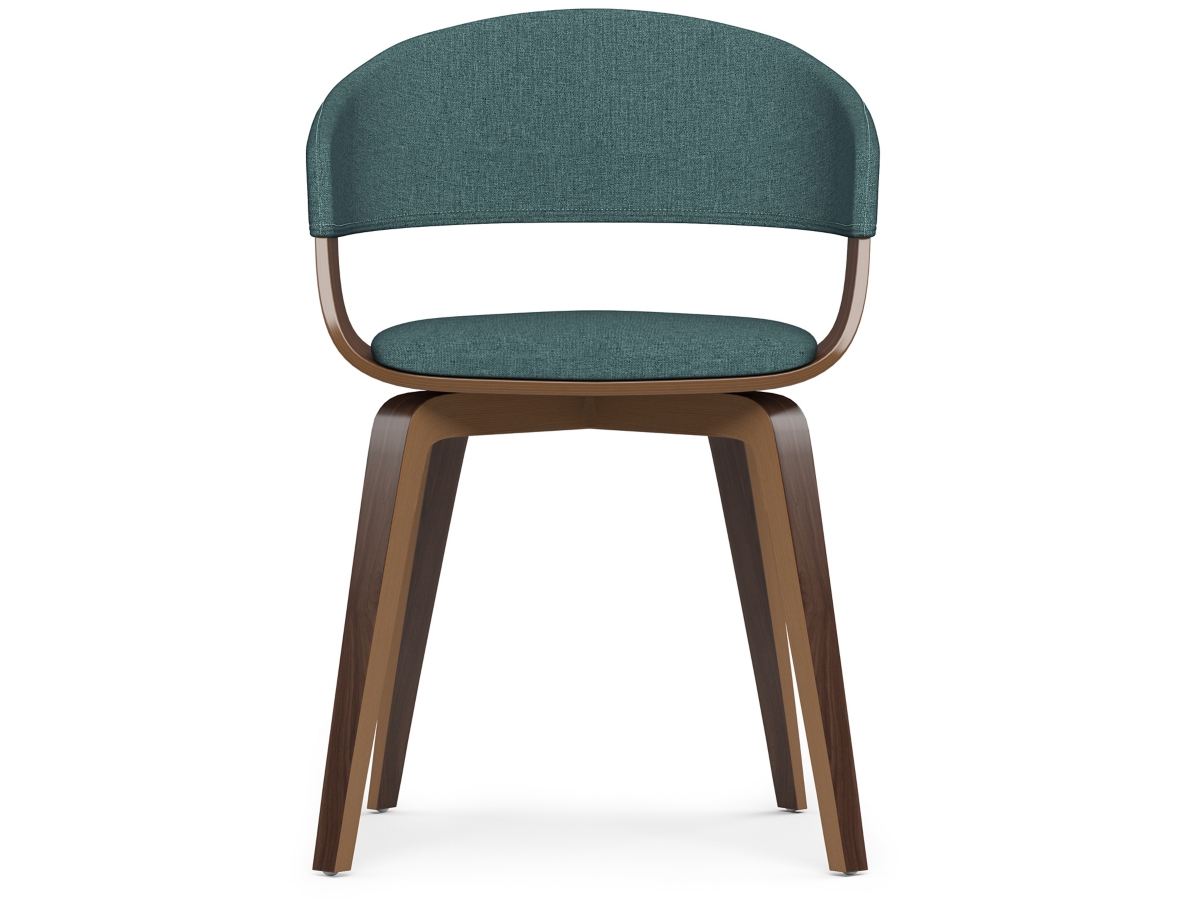 Simpli Home Lowell Dining Chair, Dark Blue, large