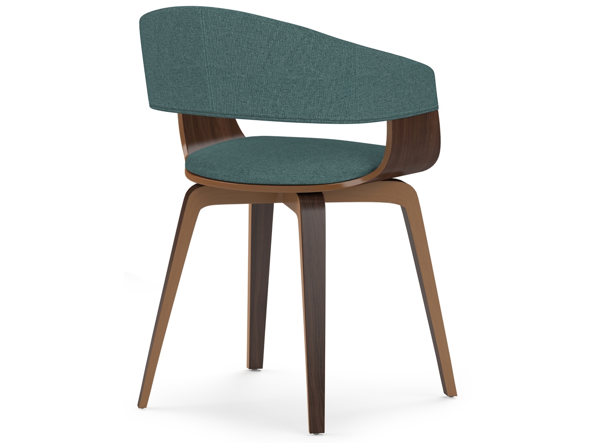 Simpli Home Lowell Dining Chair, Dark Blue, large