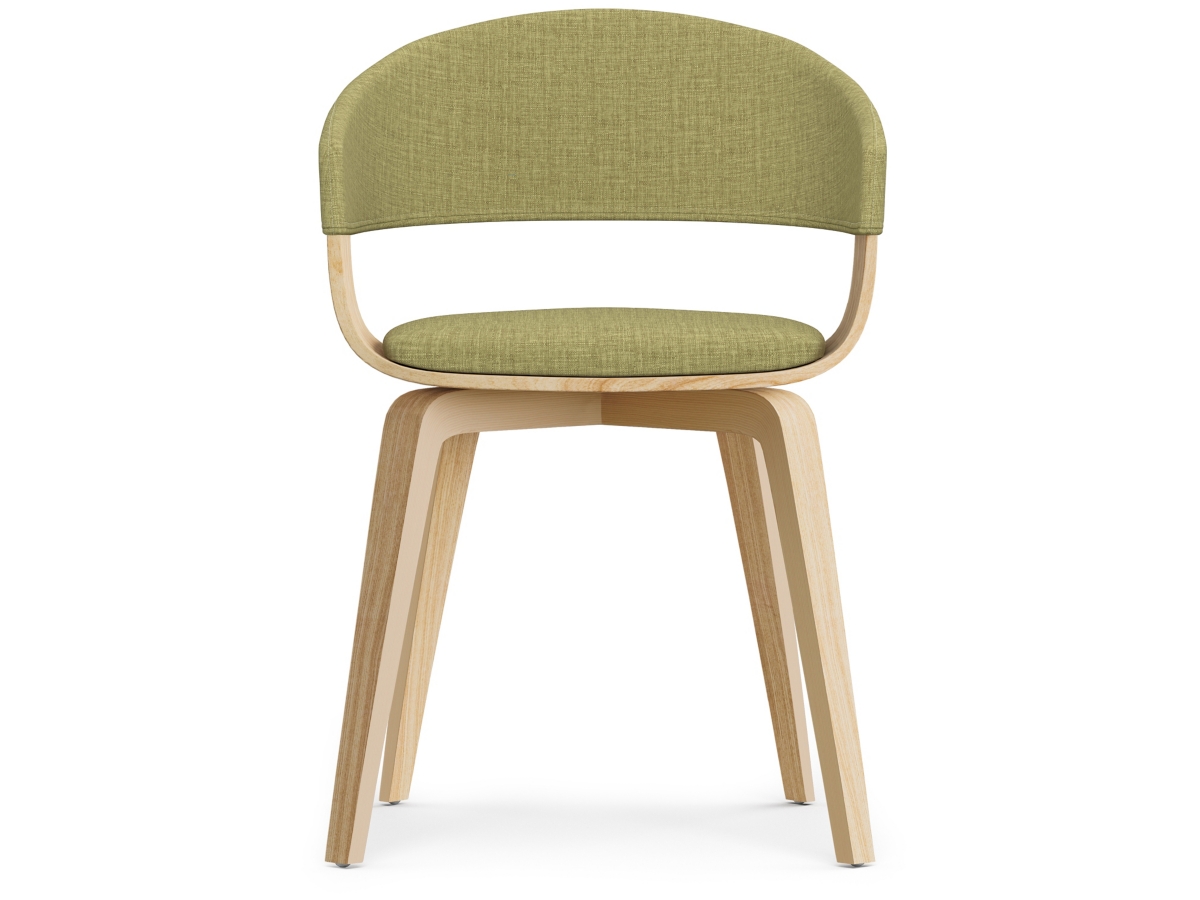 Simpli Home Lowell Dining Chair, Green, large