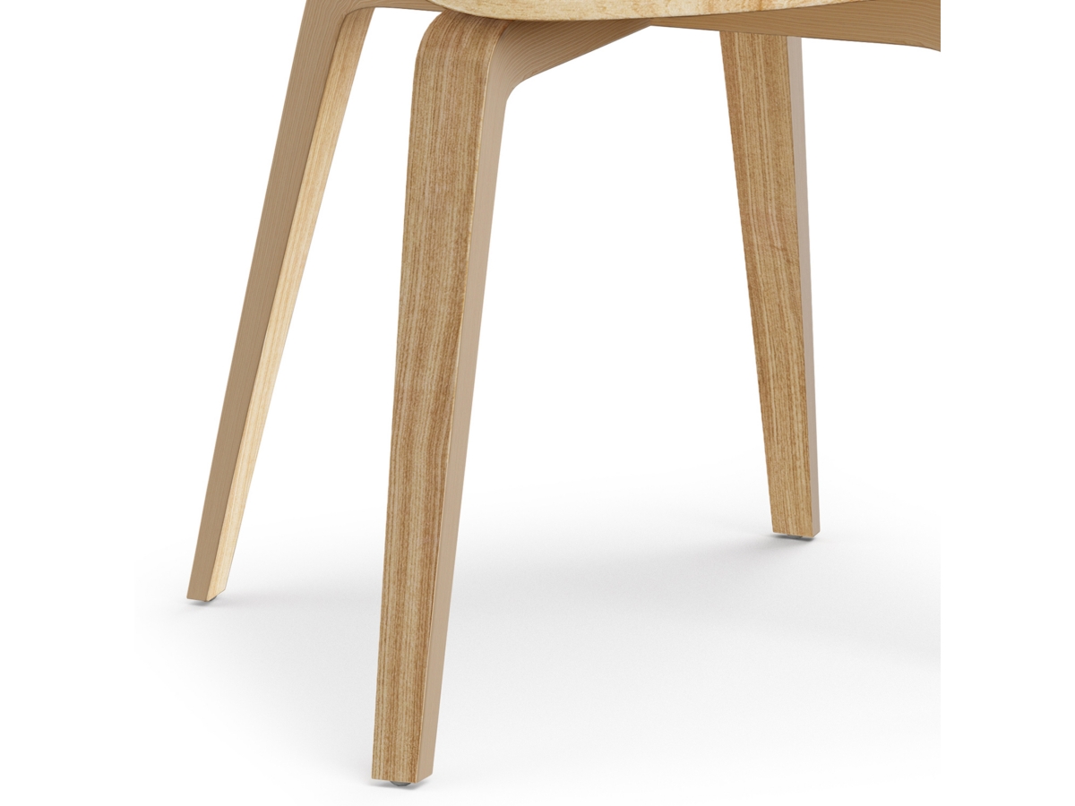 Simpli Home Lowell Dining Chair, Green, large