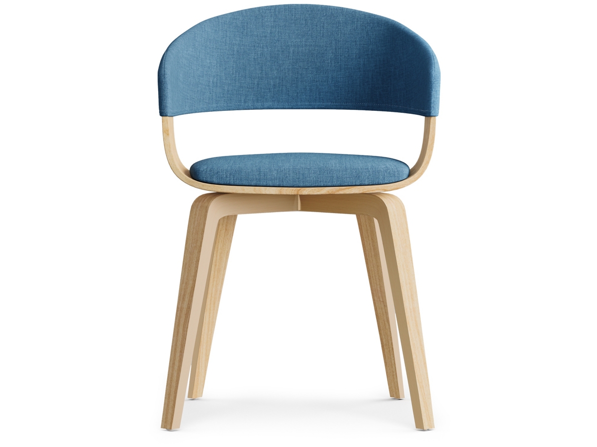 Simpli Home Lowell Dining Chair, Blue, large