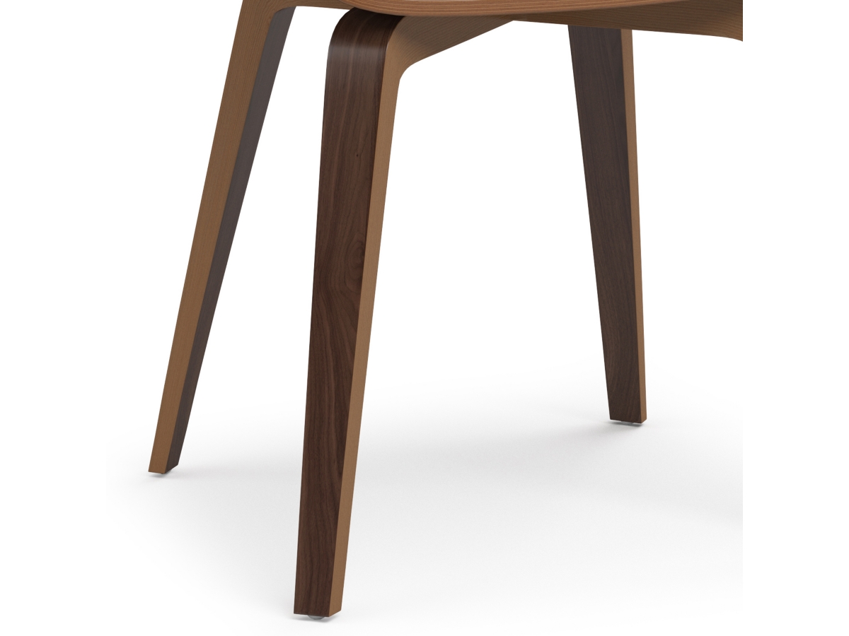 Simpli Home Lowell Dining Chair, Black, large