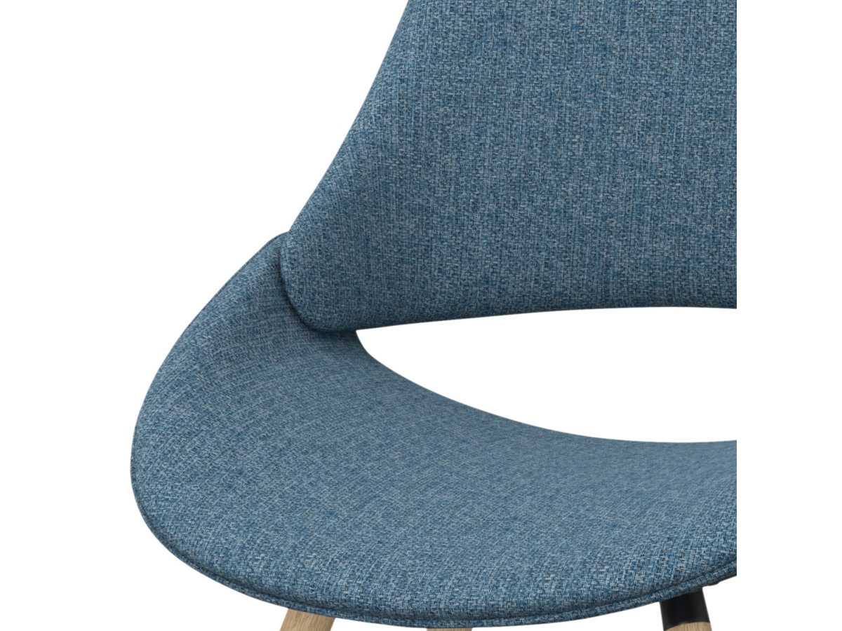 Simpli Home Malden Dining Chair, Denim Blue, large