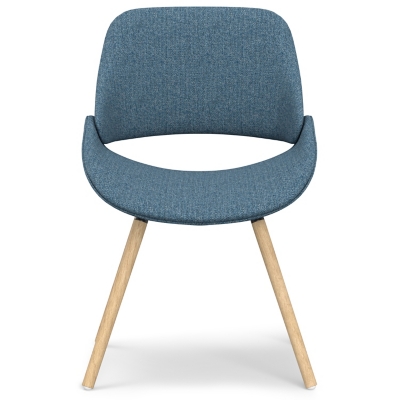 Simpli Home Malden Dining Chair, Denim Blue, large