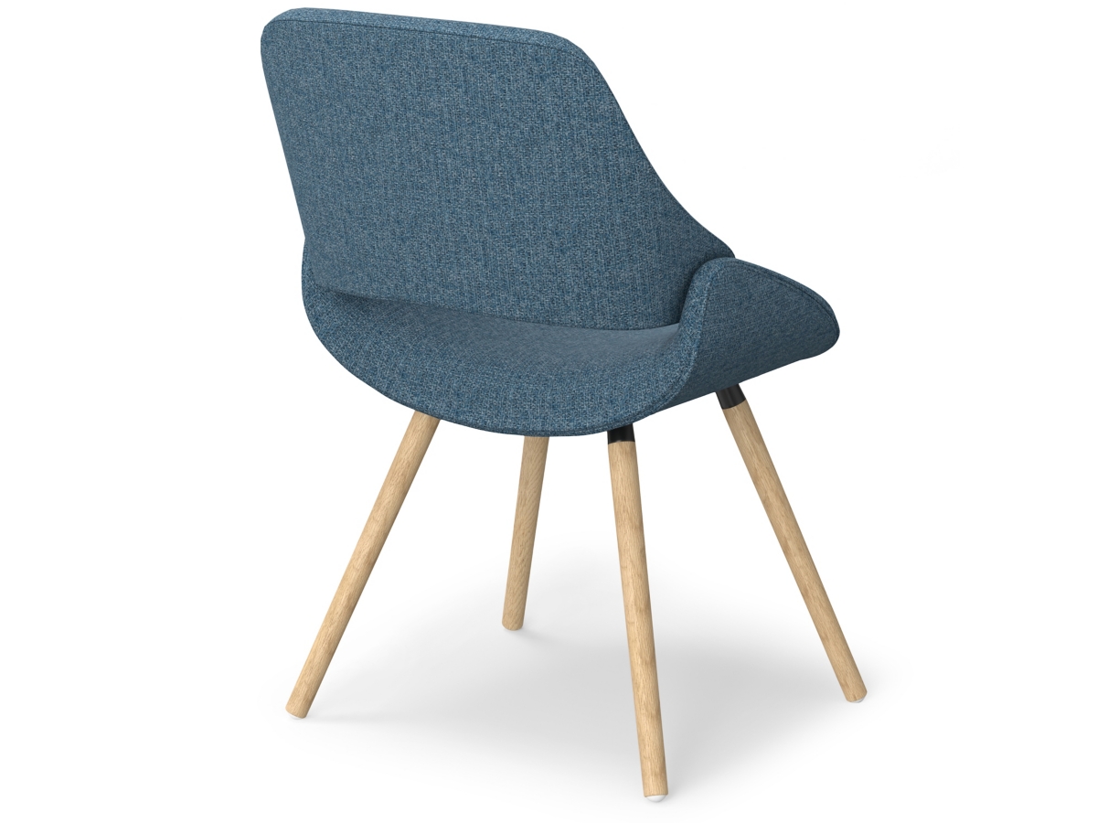 Simpli Home Malden Dining Chair, Denim Blue, large