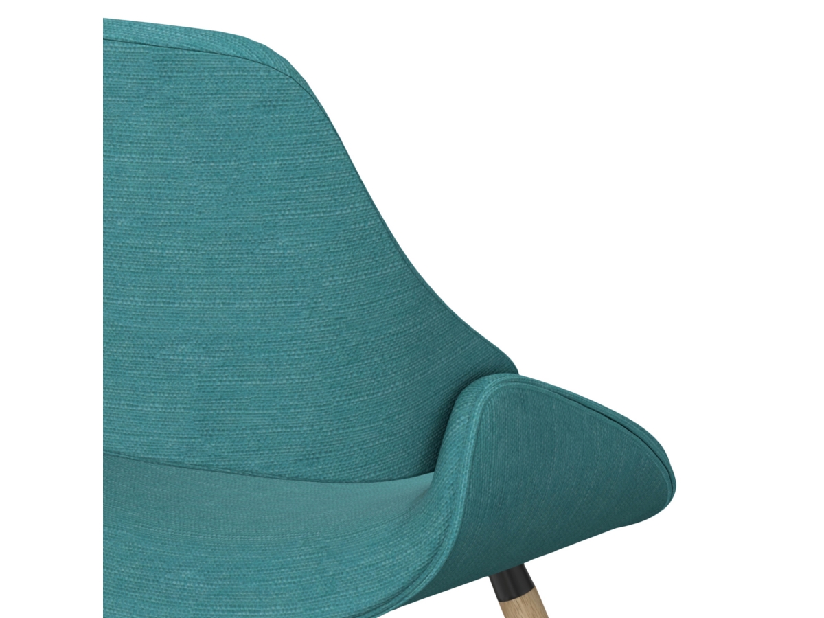 Simpli Home Malden Dining Chair, Turquoise Blue, large