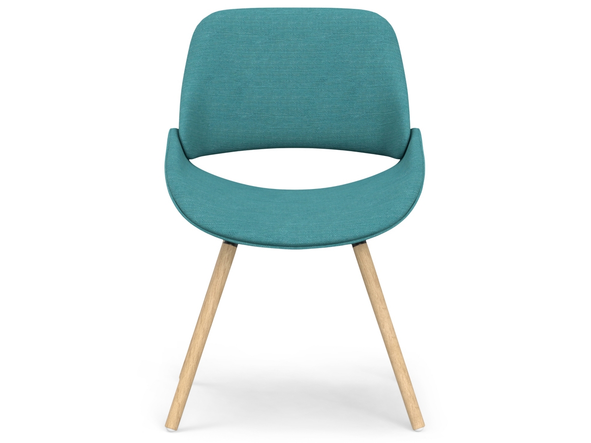 Simpli Home Malden Dining Chair, Turquoise Blue, large