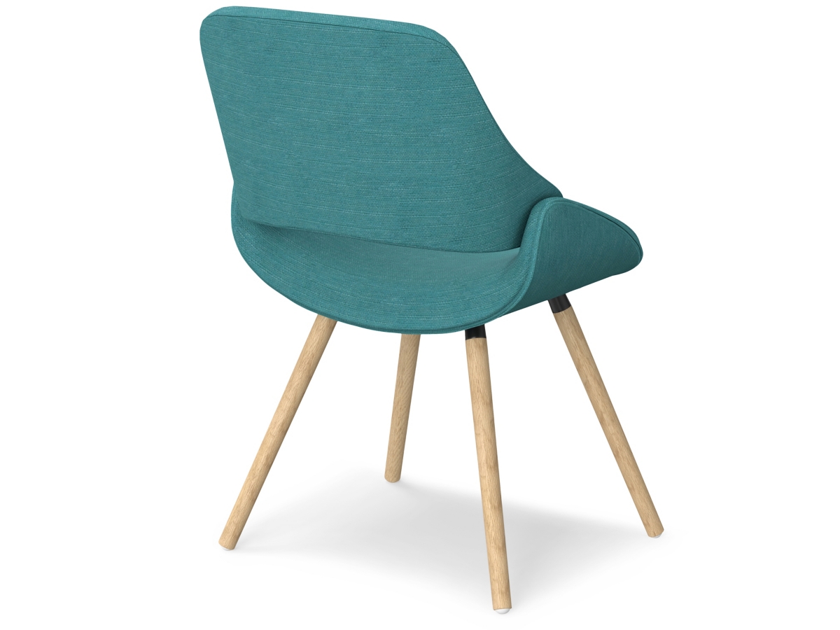 Simpli Home Malden Dining Chair, Turquoise Blue, large