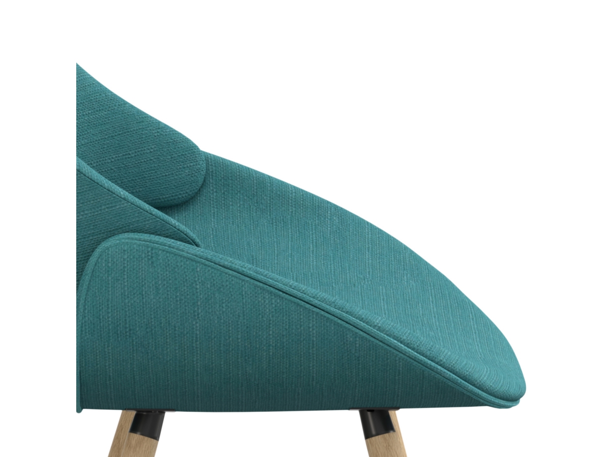 Simpli Home Malden Dining Chair, Turquoise Blue, large