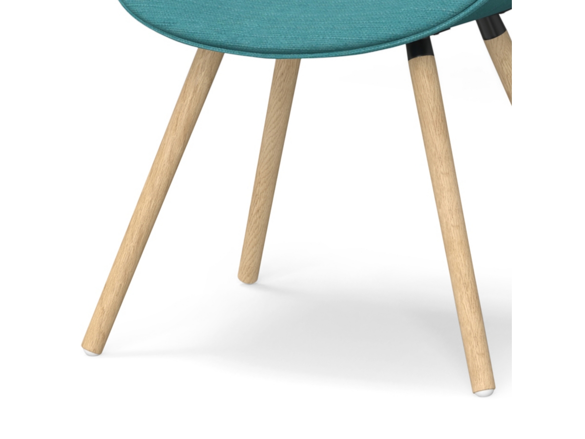 Simpli Home Malden Dining Chair, Turquoise Blue, large
