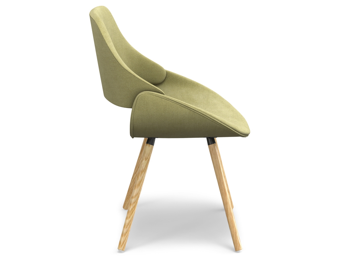 Simpli Home Malden Dining Chair, Acid Green, large