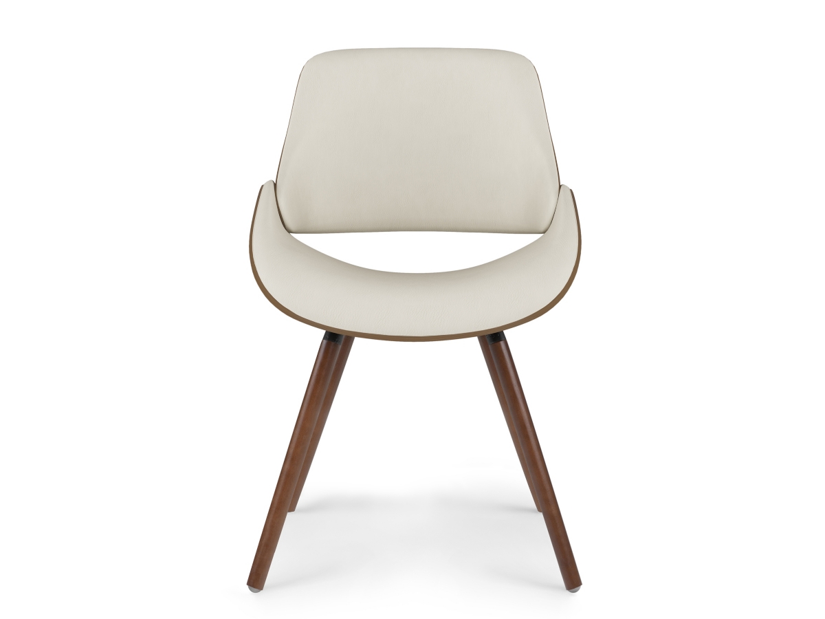 Simpli Home Malden Dining Chair with Hard Back, Cream, large