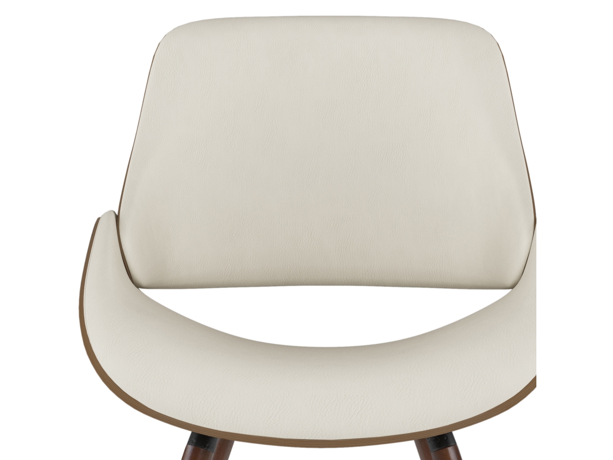 Simpli Home Malden Dining Chair with Hard Back, Cream, large