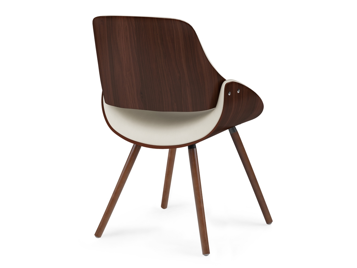 Simpli Home Malden Dining Chair with Hard Back, Cream, large