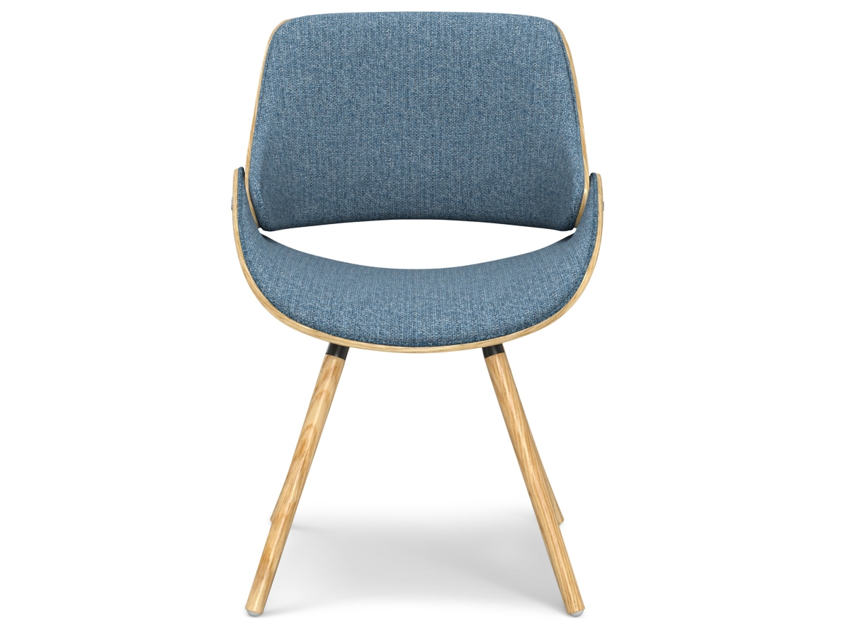 Simpli Home Malden Dining Chair with Hard Back, Denim Blue, large