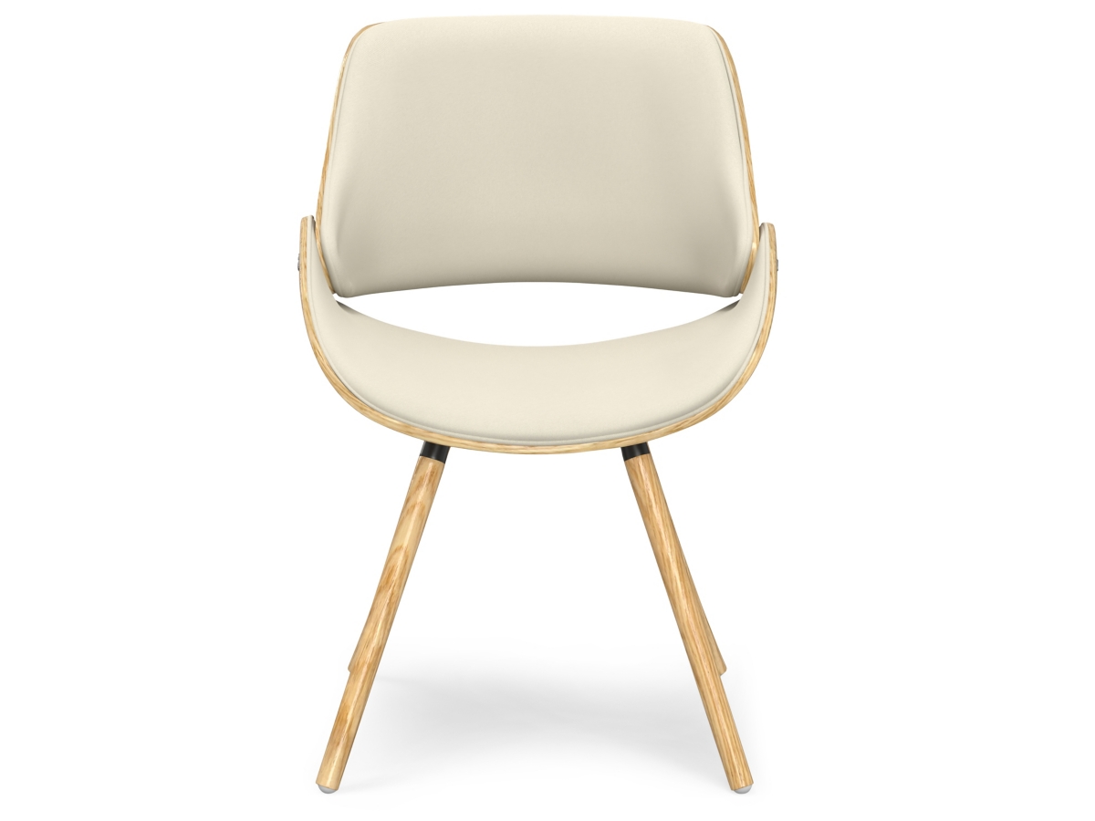 Simpli Home Malden Dining Chair with Hard Back, Natural, large