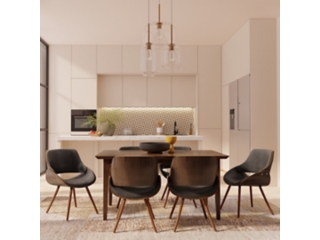 Simpli Home Malden Dining Chair with Hard Back