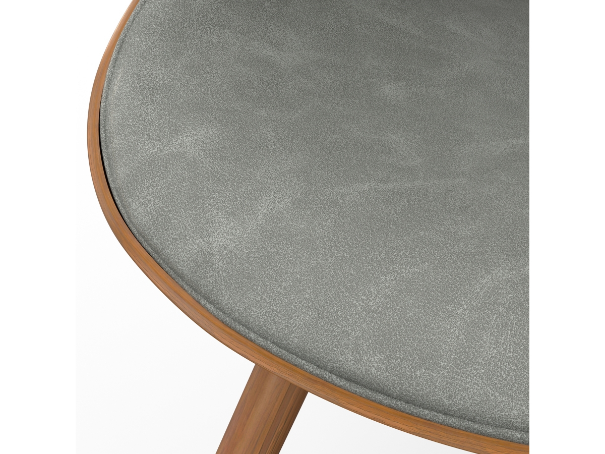 Simpli Home Malden Dining Chair with Hard Back, Distressed Gray, large