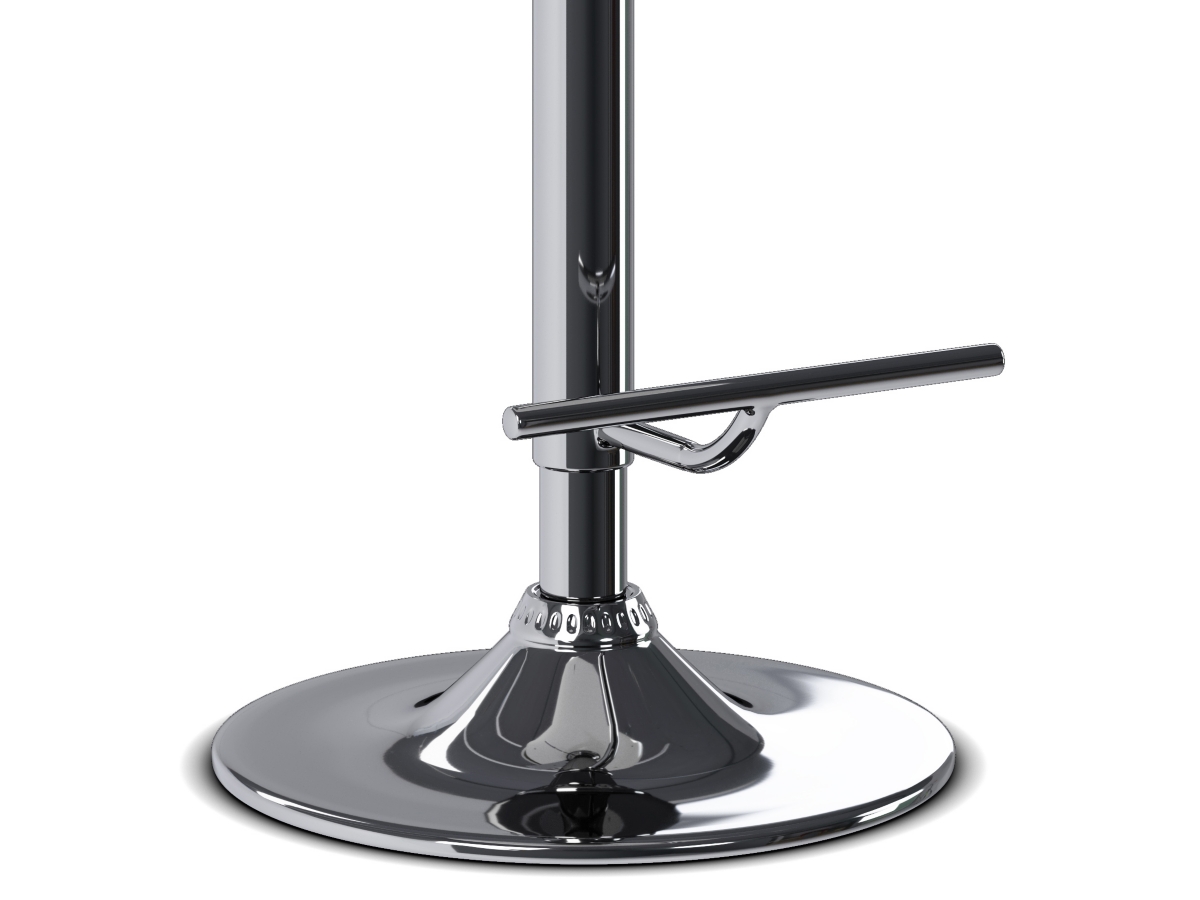 Simpli Home Marana Adjustable Swivel Bar Stool, Light Gray, large