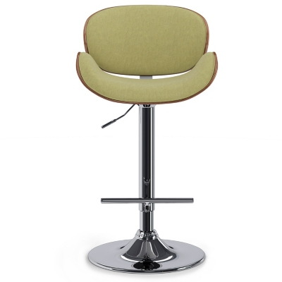 Simpli Home Marana Adjustable Swivel Bar Stool, Acid Green, large