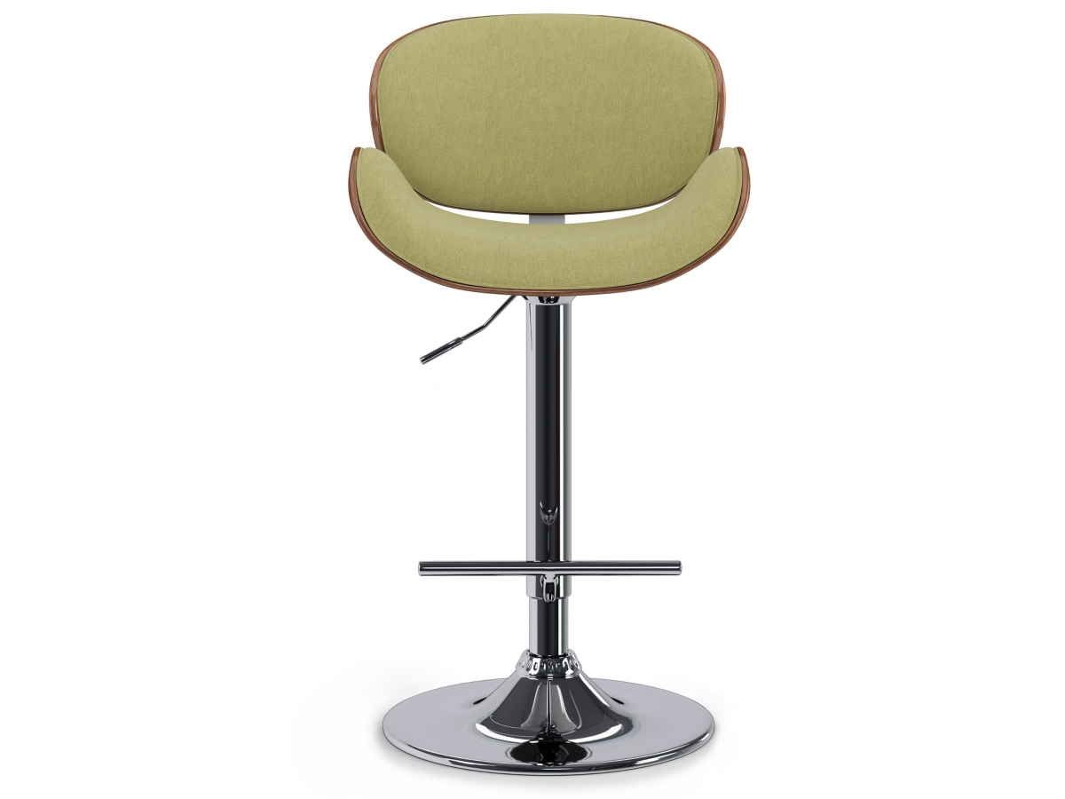 Simpli Home Marana Adjustable Swivel Bar Stool, Acid Green, large