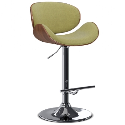 Simpli Home Marana Adjustable Swivel Bar Stool, Acid Green, large