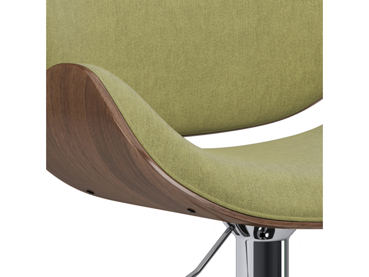 Simpli Home Marana Adjustable Swivel Bar Stool, Acid Green, large