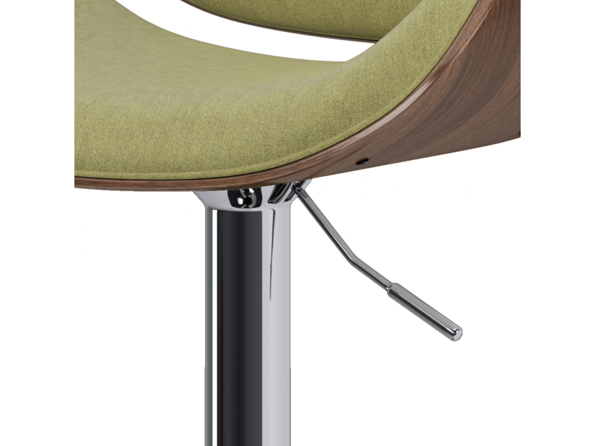 Simpli Home Marana Adjustable Swivel Bar Stool, Acid Green, large