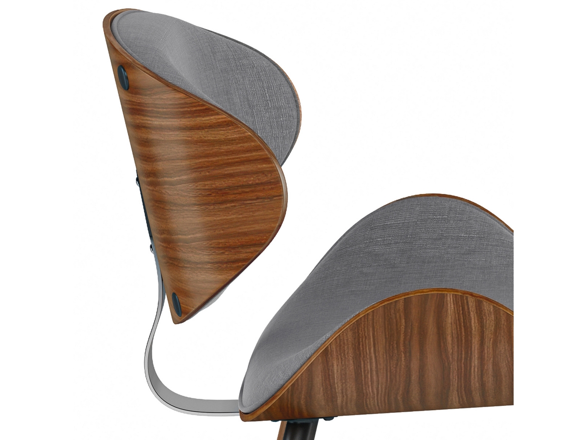 Simpli Home Marana Dining Chair, Gray, large