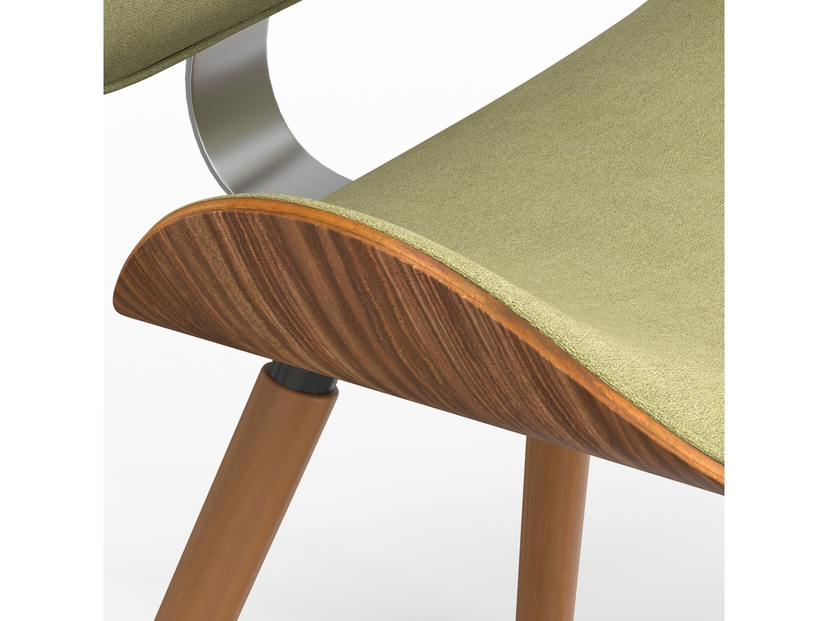 Simpli Home Marana Dining Chair, Acid Green, large