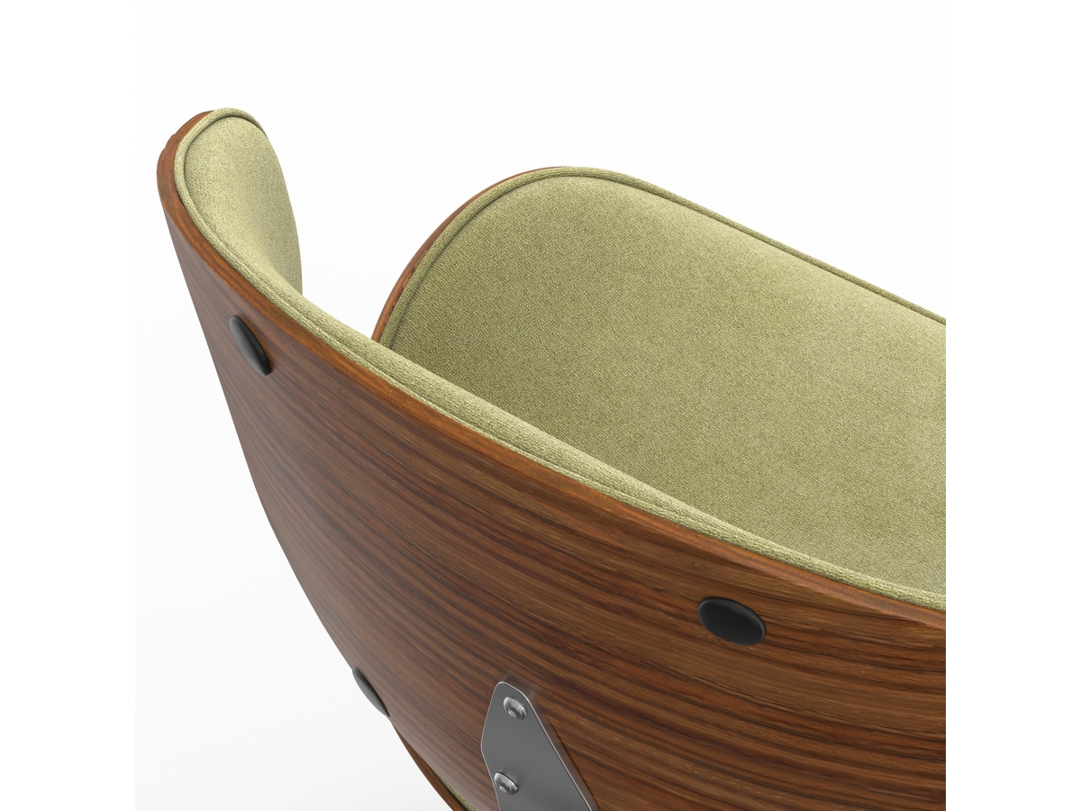 Simpli Home Marana Dining Chair, Acid Green, large