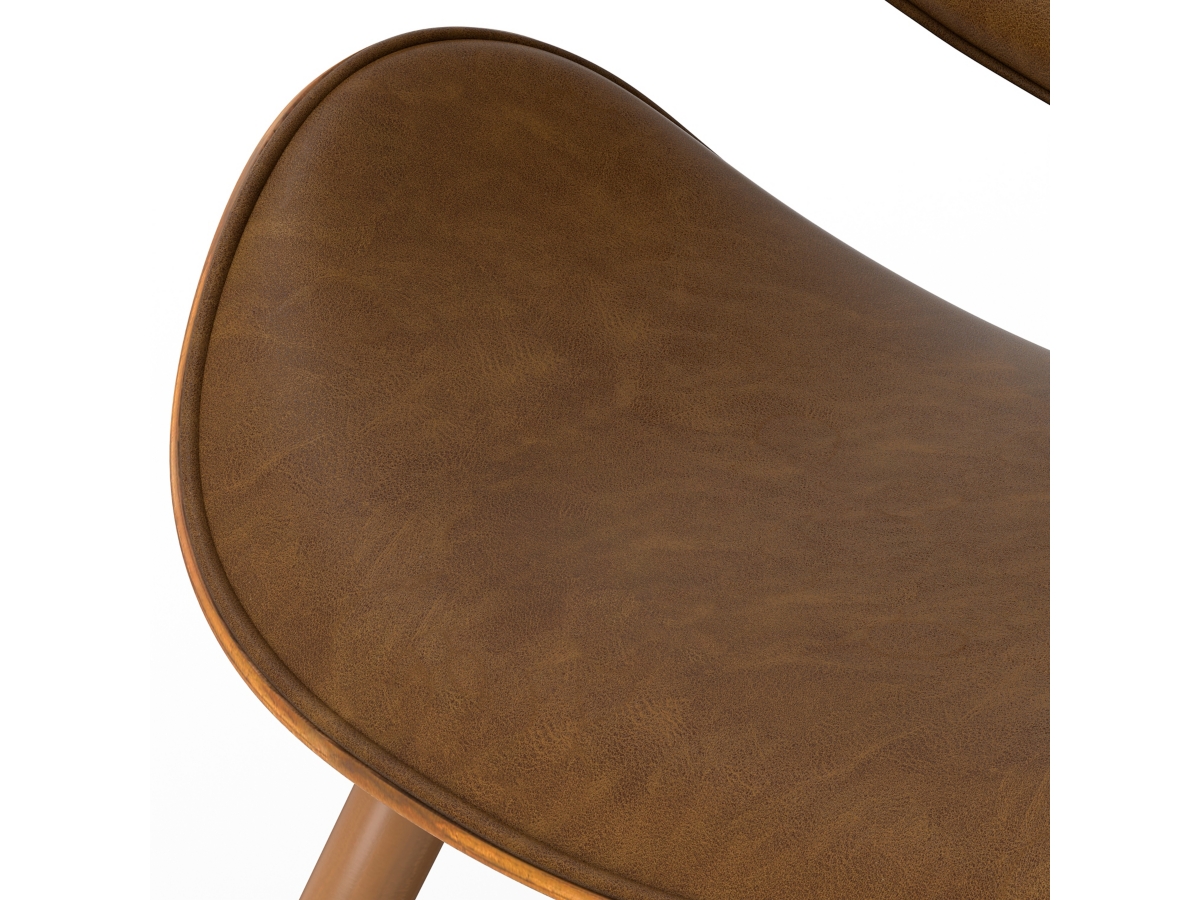 Simpli Home Marana Dining Chair, Deep Tan, large