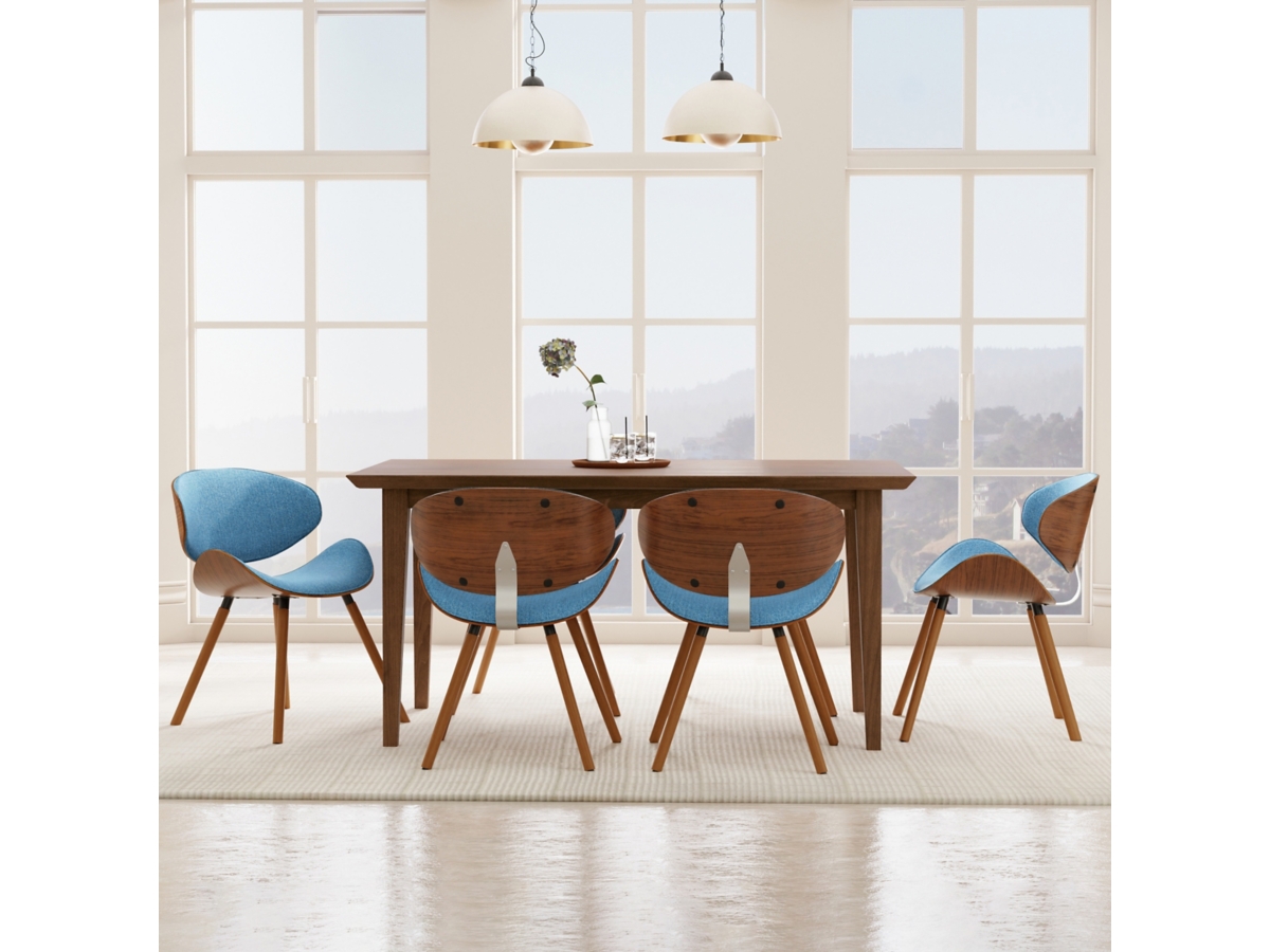 Simpli Home Marana Dining Chair, Blue, large