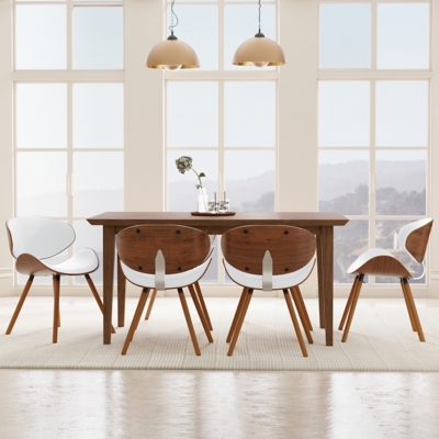 Simpli Home Marana Dining Chair, White, large