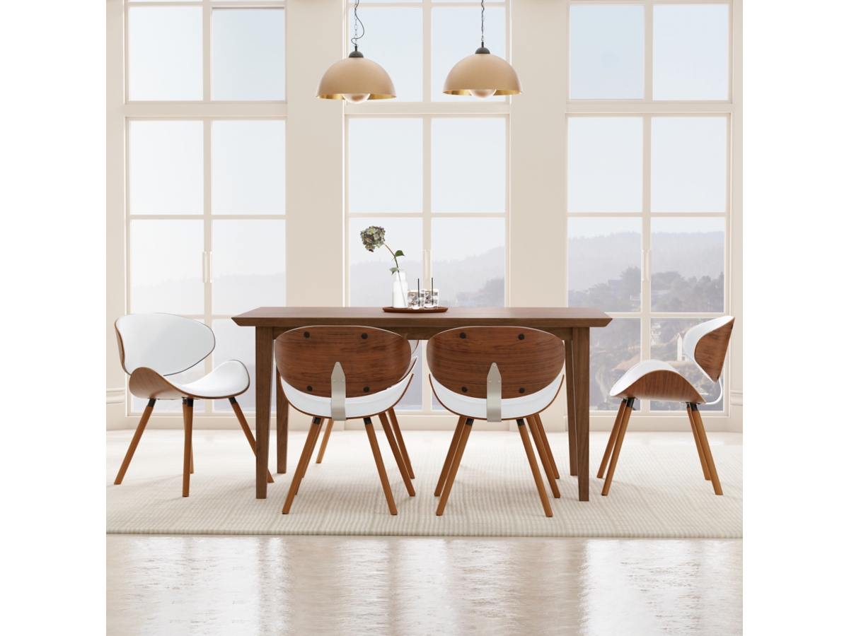 Simpli Home Marana Dining Chair, White, large