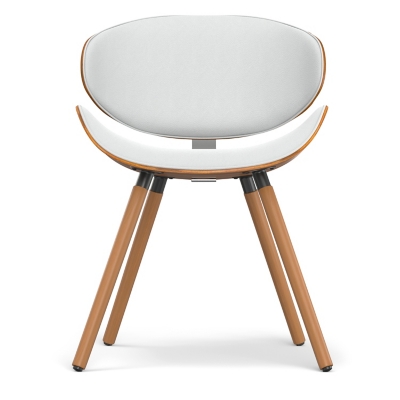 Simpli Home Marana Dining Chair, White, large