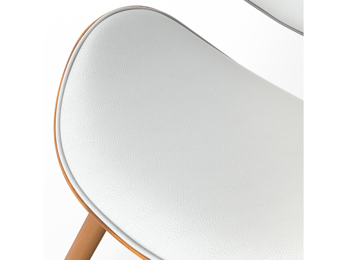 Simpli Home Marana Dining Chair, White, large