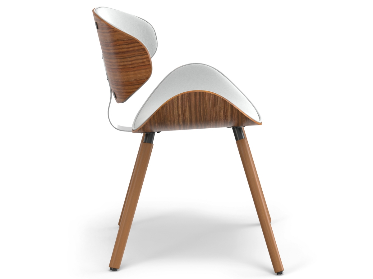 Simpli Home Marana Dining Chair, White, large