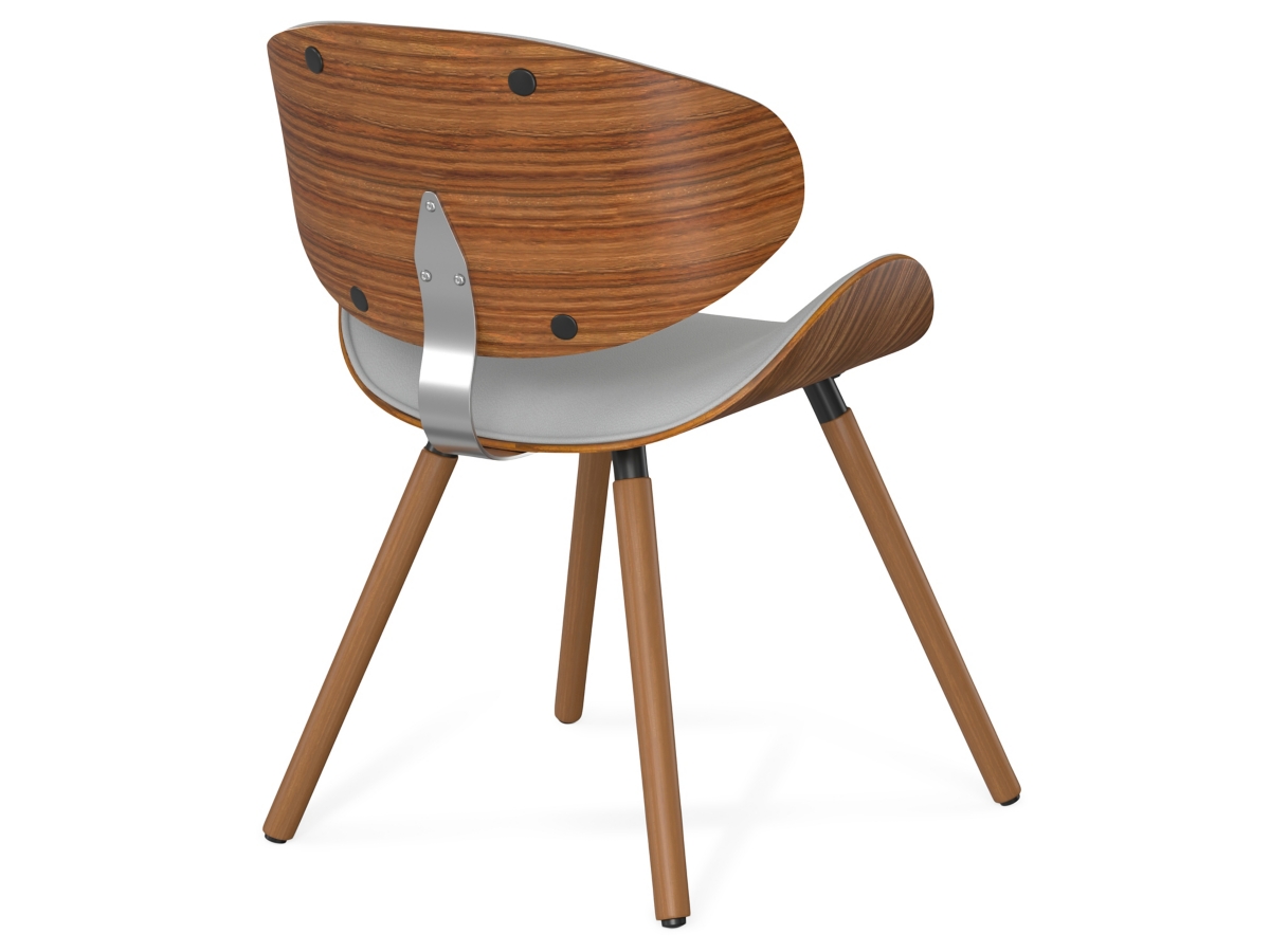 Simpli Home Marana Dining Chair, White, large