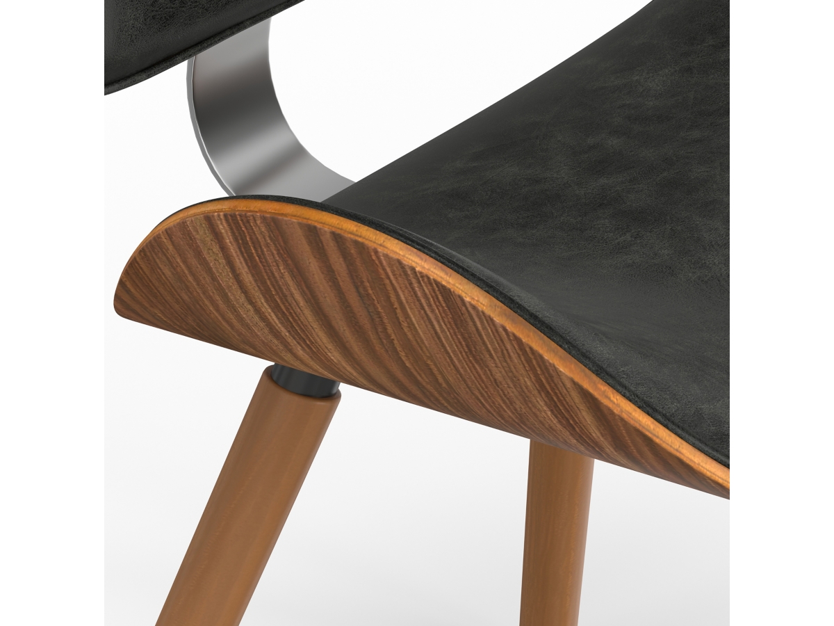 Simpli Home Marana Dining Chair, Slate Gray, large