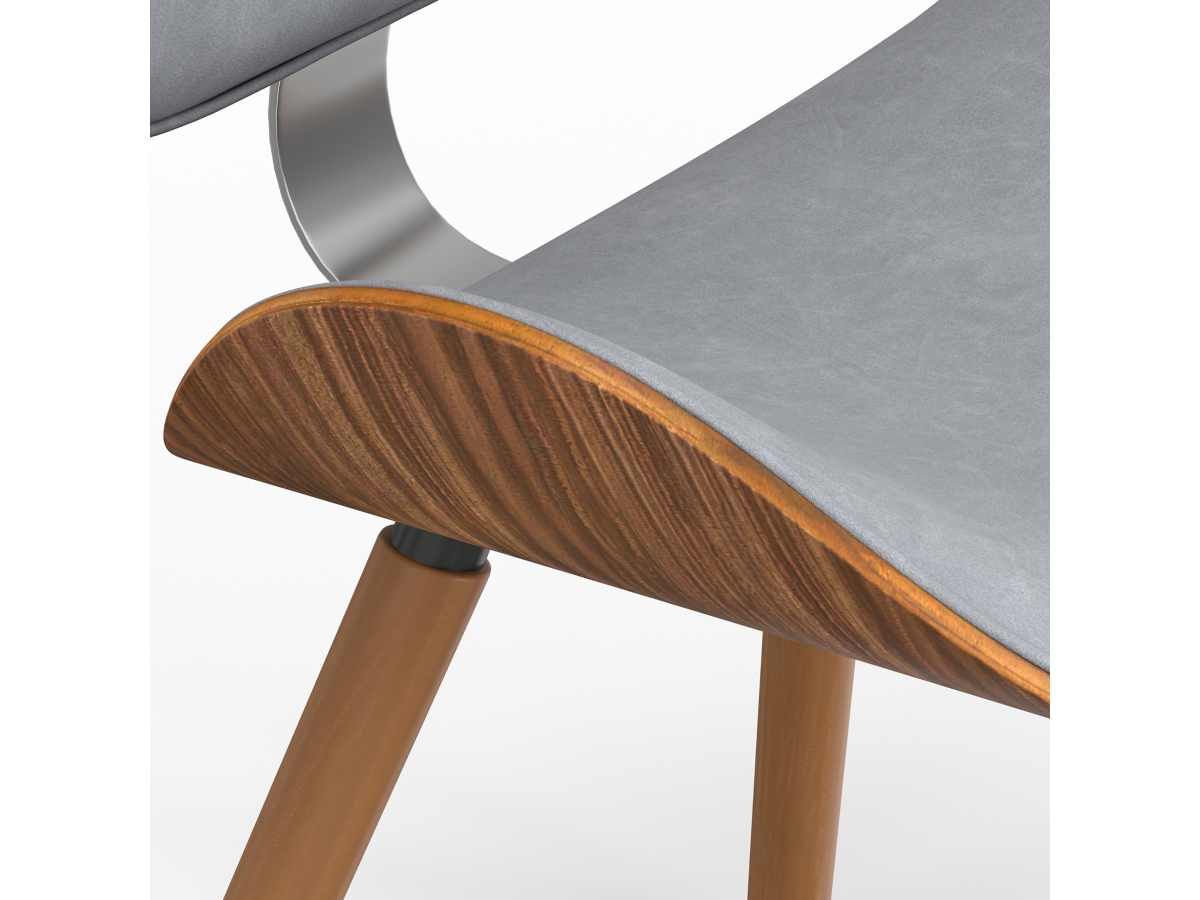 Simpli Home Marana Dining Chair, Stone Gray, large