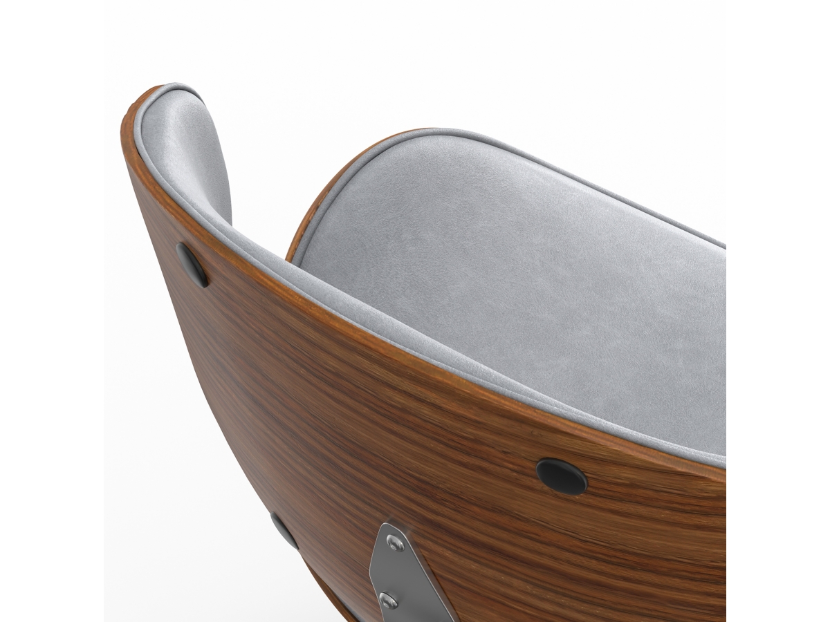 Simpli Home Marana Dining Chair, Stone Gray, large