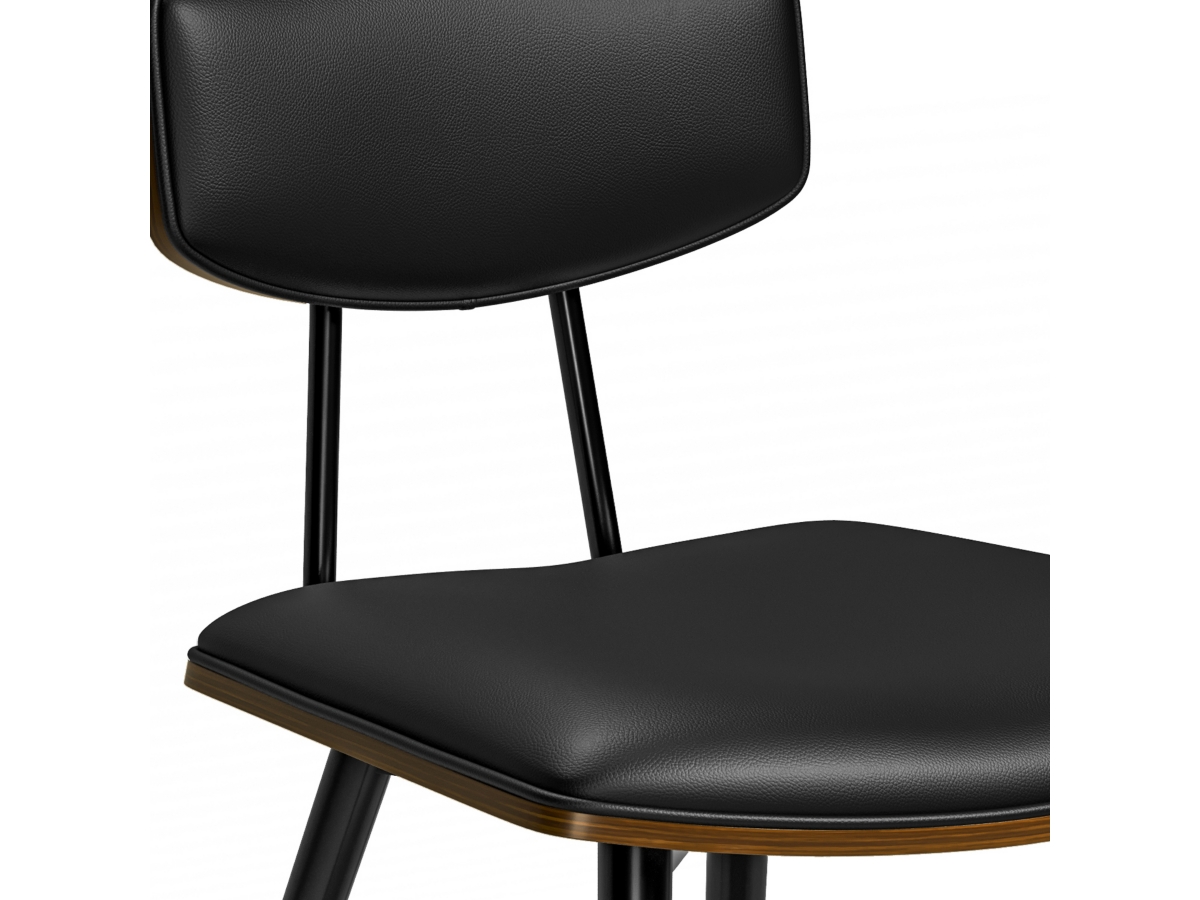Simpli Home Mavis Dining Chair ( Set of 2 ), Black, large